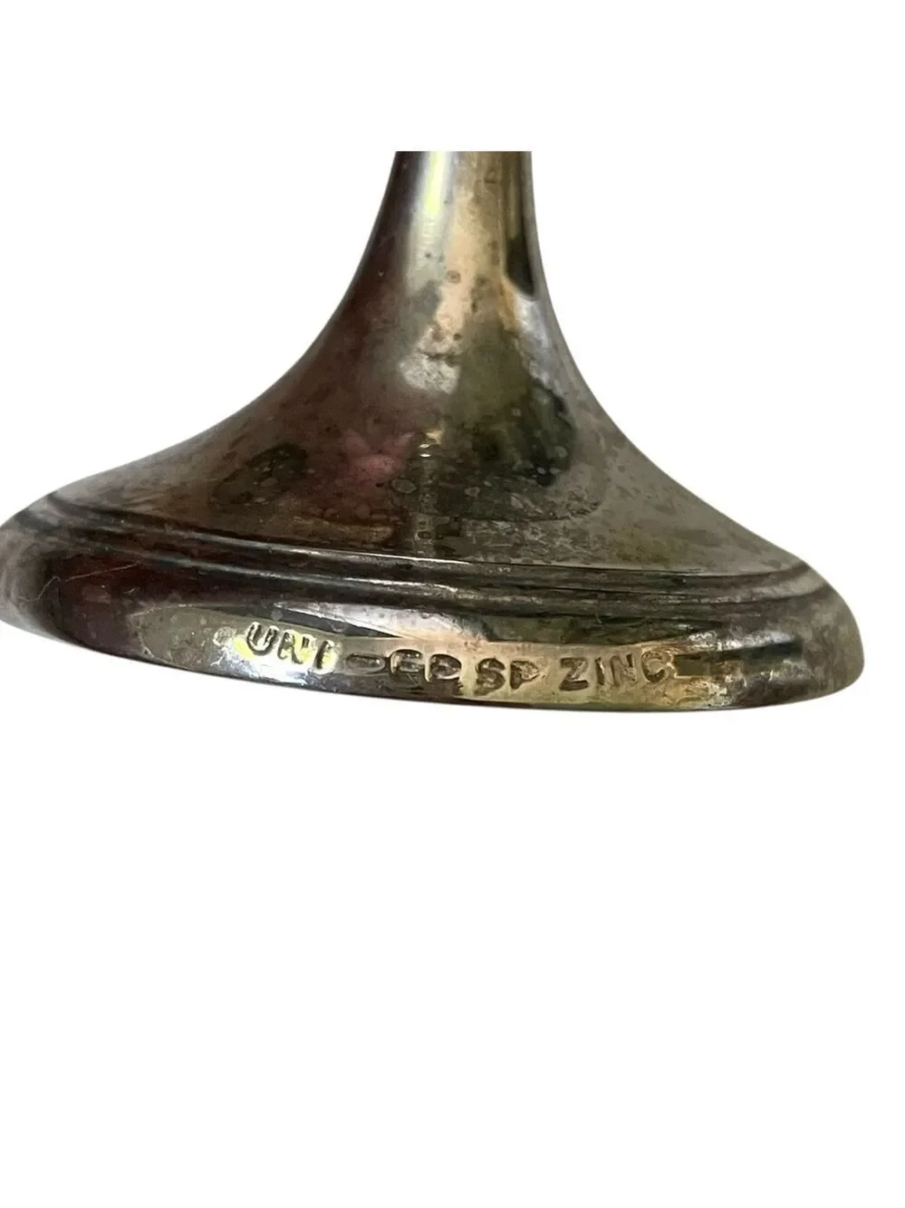 Vintage Silver Plated Single Bud Flute Vase Uni-Ep SP Zinc